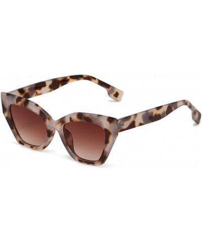 Vintage Sunglasses Women Men Rays UV400 Outdoor Mirror Party Sun Glasses Shades Leopard $26.76 Rectangular