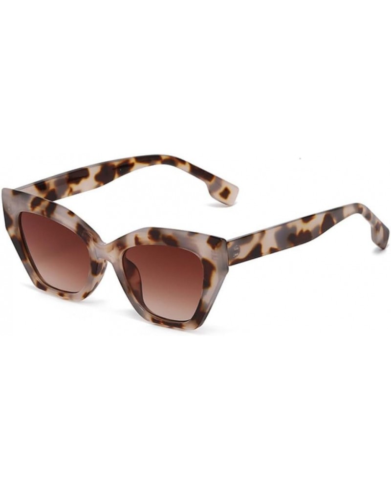 Vintage Sunglasses Women Men Rays UV400 Outdoor Mirror Party Sun Glasses Shades Leopard $26.76 Rectangular