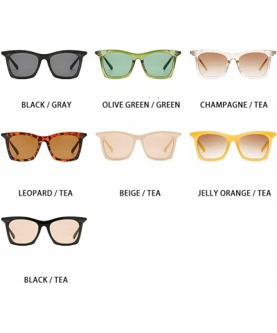 Luxury Unique Cat Eye Sunglasses For Women Vintage Gradient Sun Glasses Female Elegant Green Leopard Shades UV Black&brown $1...