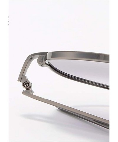 Metal Large Frame Retro Sunglasses, Outdoor Vacation Fashion Glasses (Color : D, Size : Medium) Medium E $19.20 Designer