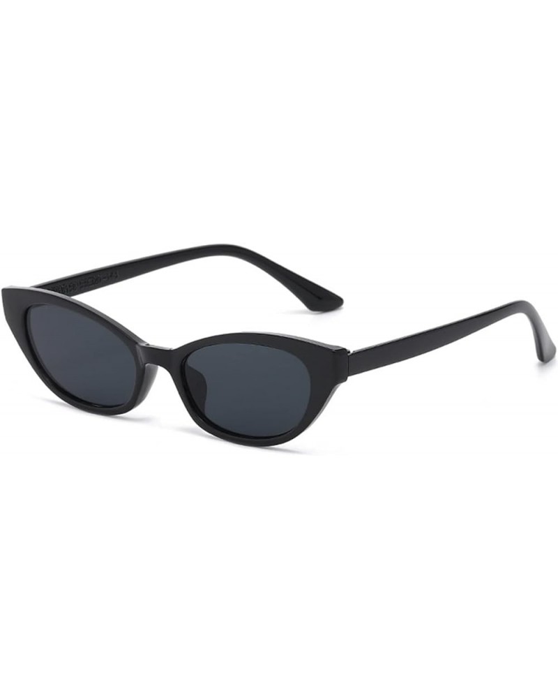 Cat eye small frame trendy men and women sunglasses B $17.11 Designer