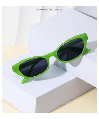 Cat eye small frame trendy men and women sunglasses B $17.11 Designer