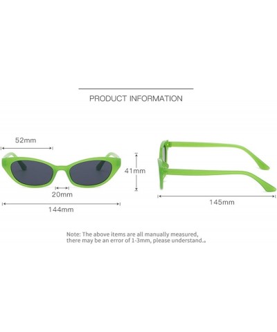 Cat eye small frame trendy men and women sunglasses B $17.11 Designer