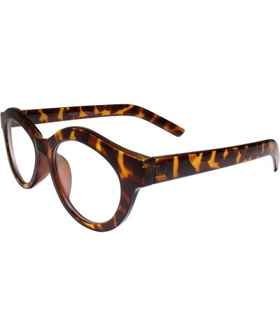 Classic Unique Mens Womens Oval Clear Lens Glasses Tortoise $11.20 Oval