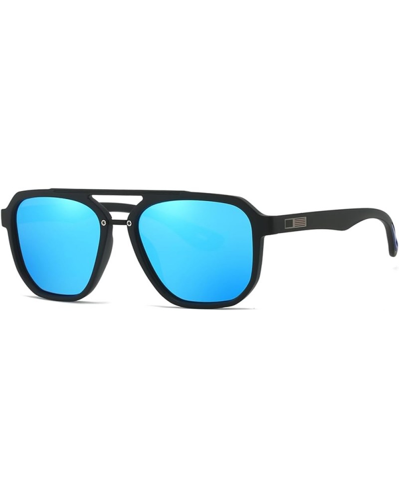 Aviator Sunglasses for Women Men Lightweight TR90 Frame Polarized UV Protection Driving Fishing Sun Glasses Black/Blue $13.22...