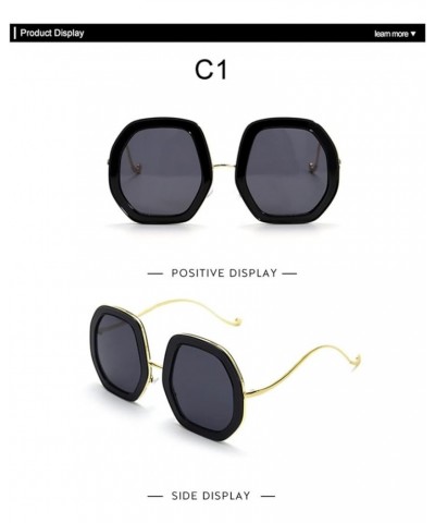 Large Frame Fashion Outdoor Party Decorative Sunglasses For Men And Women A $18.42 Designer