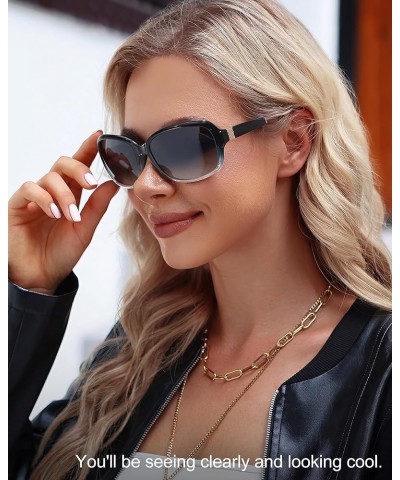 Retro Polarized Sunglasses for Women, Vintage Classic Fashion Shades UV400 Trendy Sun Glasses for Driving, Traveling A05 Grad...