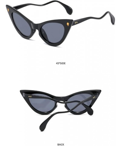 Cat Eye Fashion Woman Outdoor Vacation Beach Decorative Sunglasses (Color : A, Size : 1) 1A $14.68 Designer