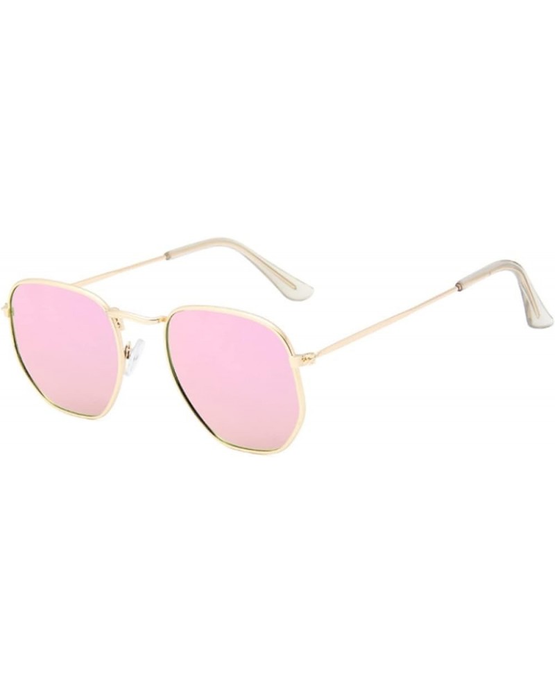 Classic Square Sunglasses for Women (Color : Other, Size : Gold Gray) Gold Pink Other $23.62 Designer