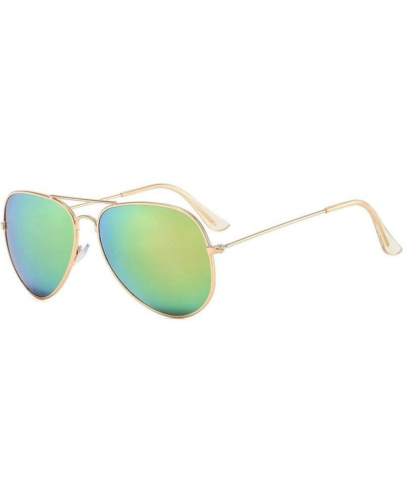 Man Retro Driving Fashion Sunglasses Outdoor Vacation Beach Sunglasses (Color : Medium, Size : 1) 1 T $13.85 Designer