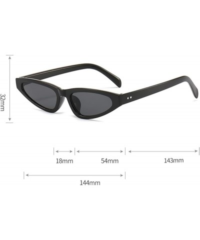 Triangle Small Frame Men and Women Outdoor Fashion Decorative Sunglasses (Color : H, Size : 1) 1 D $16.39 Designer