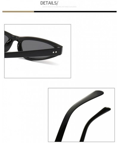 Triangle Small Frame Men and Women Outdoor Fashion Decorative Sunglasses (Color : H, Size : 1) 1 D $16.39 Designer