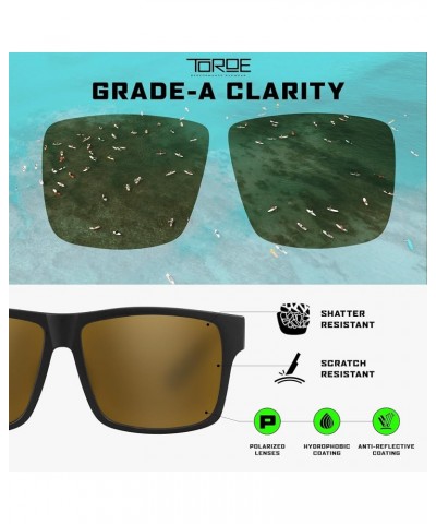 Classic RANGE TR90 Frame Polarized Unbreakable Sunglasses with Hydrophobic Coated Polycarbonate AR Lenses Matte Black | Bronz...