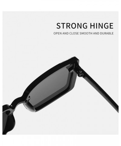 Square Personality Large Frame UV400 Men And Women Sunglasses Outdoor Holiday Trendy UV400 Sunglasses Gift C $11.69 Designer