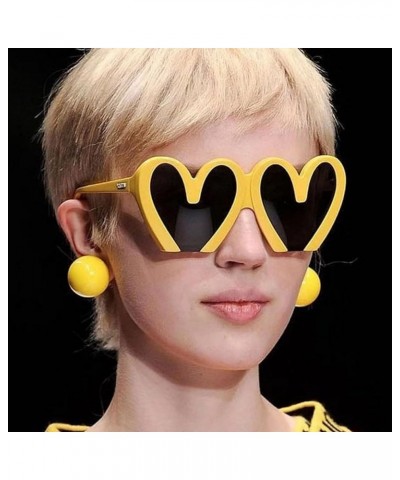 Sunglasses men Uv Protection Sunglasses Driving Ladies Retro Triangle Sunglasses Driving Sunglasses Polarized Yellow $6.55 Sport