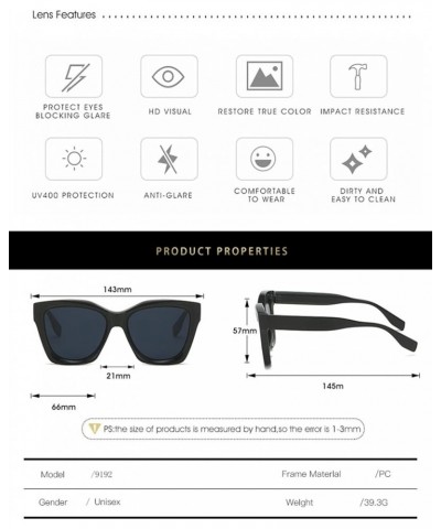 Fashion Retro Outdoor Vacation Beach Sunglasses for Men and Women (Color : 2, Size : 1) 1 4 $18.45 Designer