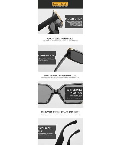 Square Frame Large Frame Outdoor Holiday Driving Sunglasses For Men And Women F $14.71 Designer