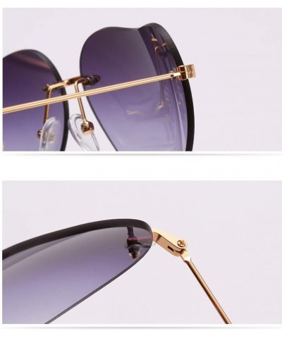 Globalwells Lovely heart style Sunglasses for Women, classic Mirrored Lenses Metal Frame Sunglasses UV400 Grey Pink $9.76 Des...