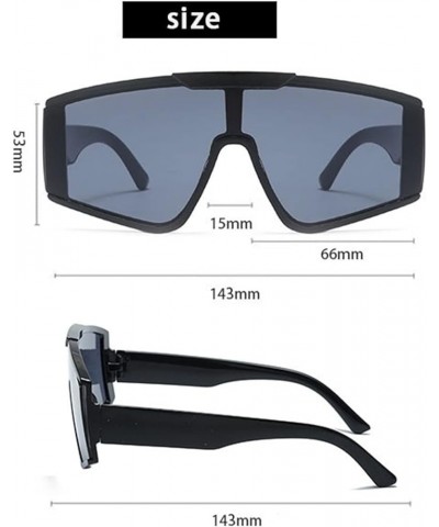 Sports large frame hip-hop outdoor vacation fashion sunglasses for men and women B $12.92 Sport