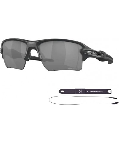 Flak 2.0 XL OO9188 Sunglasses For Men+ BUNDLE Leash +Designer iWear Care Kit High Resolution Carbon / Prizm Black Polar $66.6...