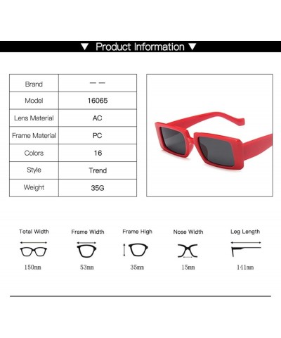 Fashionable Square Men's Sunglasses Outdoor Beach Decorative Sunglasses (Color : J, Size : 1) 1 I $10.65 Designer