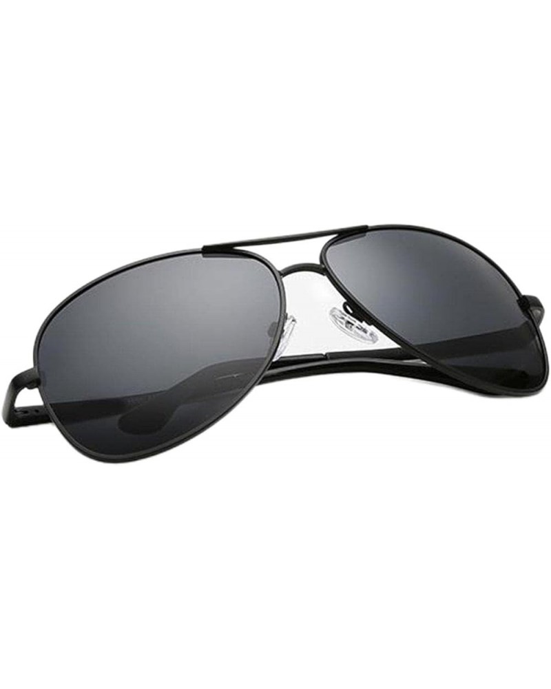 Men sunglasses polarizer driver hipster glasses lens frog mirror male Black $12.14 Wayfarer