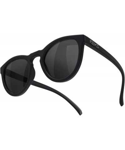 Polarized Round Sunglasses - Unbreakable frame Smoke $26.95 Round