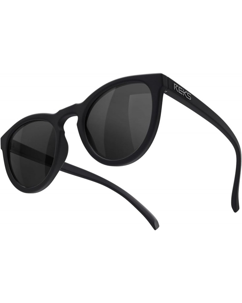 Polarized Round Sunglasses - Unbreakable frame Smoke $26.95 Round