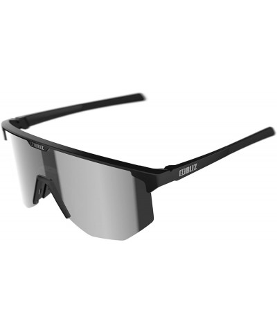 Women's Hero Shield Sunglasses Black/Black $25.06 Designer