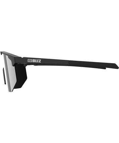 Women's Hero Shield Sunglasses Black/Black $25.06 Designer