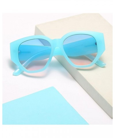 Men and Women Fashion Large Frame Sunglasses Outdoor Vacation Sunshade (Color : F, Size : Medium) Medium D $14.38 Designer