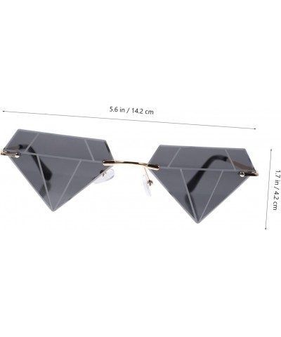 1 Pair Irregular Sunglasses Frameless Sunglasses for Women Cool Glasses for Sunglasses 90s Sunglasses $9.32 Designer