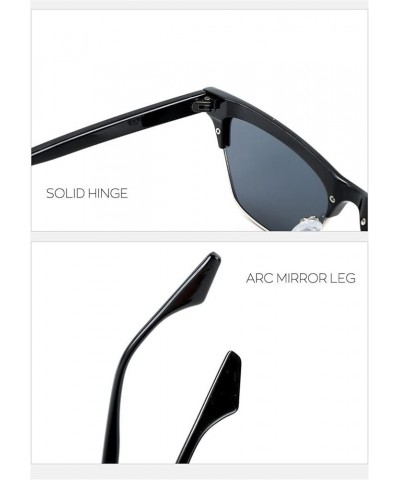 Metal Small Frame Men and Women Triangle Cat Eye Fashion Decorative Sunglasses (Color : G, Size : 1) 1 D $15.03 Designer