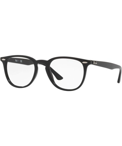 RX7074 Square Prescription Eyeglass Frames Rubber Black/Demo Lens $71.72 Square