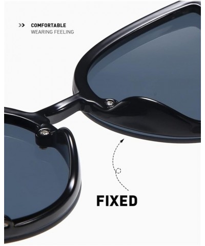 Fashion Big Frame Men and Women Sunglasses Outdoor Holiday Beach Decoration Sunglasses (Color : D, Size : 1) 1 C $18.07 Designer