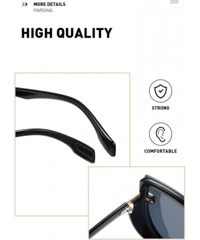 Fashion Big Frame Men and Women Sunglasses Outdoor Holiday Beach Decoration Sunglasses (Color : D, Size : 1) 1 C $18.07 Designer