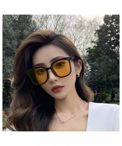 Large Frame Fashion Outdoor Vacation Sunglasses for Men and Women (Color : D, Size : 1) 1A $13.44 Designer