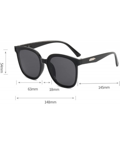 Large Frame Fashion Outdoor Vacation Sunglasses for Men and Women (Color : D, Size : 1) 1A $13.44 Designer