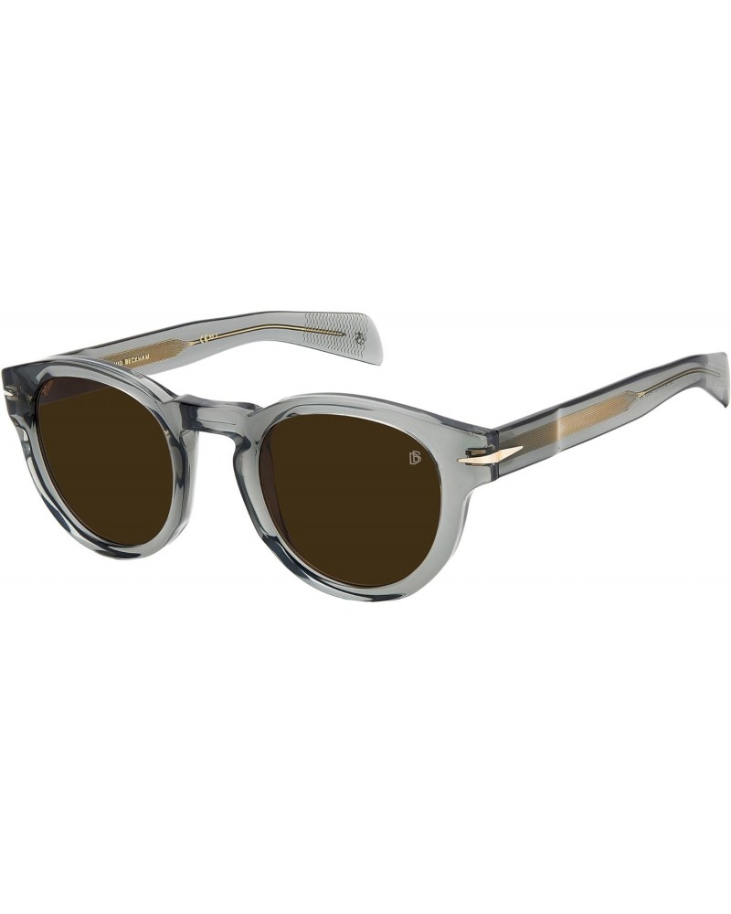 DB 7041/S Transparent Grey/Brown 48/24/145 men Sunglasses $57.82 Round