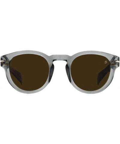 DB 7041/S Transparent Grey/Brown 48/24/145 men Sunglasses $57.82 Round