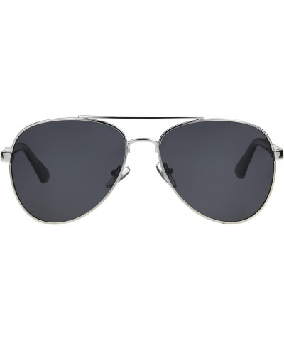 Mens Trupolar 05 Sunglasses, Silver, 64mm US $11.99 Aviator