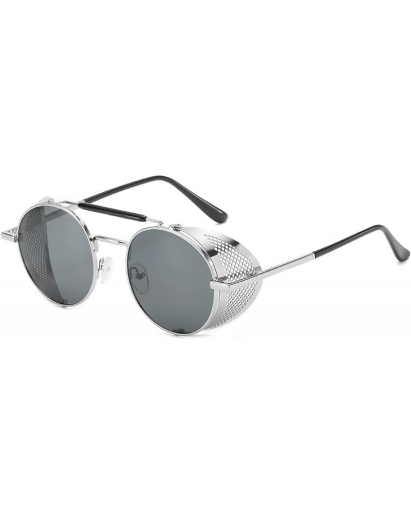 Punk Retro Fashion Sunglasses for Men and Women Outdoor Sunshade (Color : D, Size : Medium) Medium C $20.06 Designer