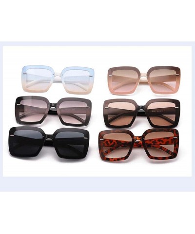 Men's and Women's Large Frame Sunglasses Sunglasses (Color : F, Size : Medium) Medium C $24.99 Designer