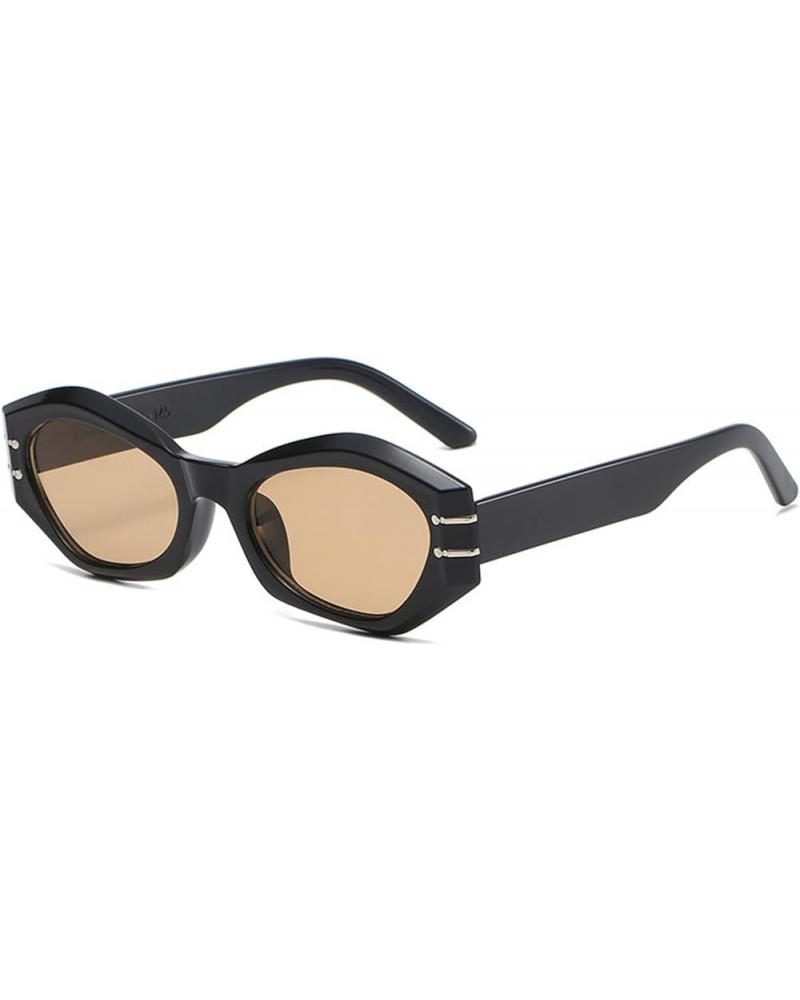 Small Frame Hip-hop Retro Vacation Decoration Sunglasses for Men and Women (Color : 3, Size : 1) 1 6 $17.76 Designer