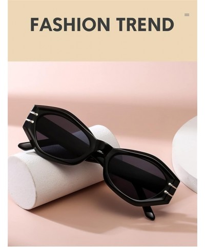 Small Frame Hip-hop Retro Vacation Decoration Sunglasses for Men and Women (Color : 3, Size : 1) 1 6 $17.76 Designer