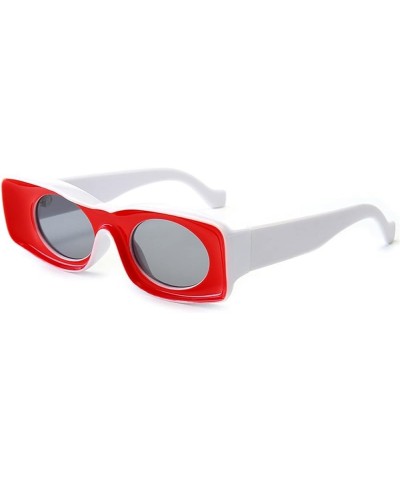 Small Frame Men and Women Outdoor Vacation Driving Decorative Sunglasses (Color : F, Size : 1) 1 F $13.67 Designer