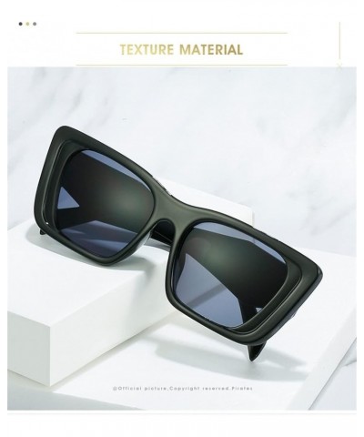 Cat Eye Retro Sunglasses for Men and Women Outdoor Vacation Beach (Color : E, Size : Medium) Medium B $14.99 Cat Eye