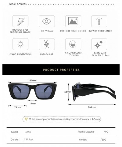 Cat Eye Retro Sunglasses for Men and Women Outdoor Vacation Beach (Color : E, Size : Medium) Medium B $14.99 Cat Eye