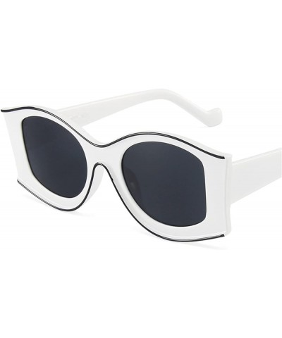 Fashion Men and Women Decorative Sunglasses Vacation Beach Photo Sunglasses Gifts (Color : D, Size : 1) 1 B $9.47 Designer