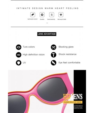 Fashion Men and Women Decorative Sunglasses Vacation Beach Photo Sunglasses Gifts (Color : D, Size : 1) 1 B $9.47 Designer